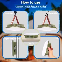 MOSLIGHTING 80W солнечный фонарь для палатки с магнитом thumbnail 3