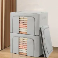 24L Oxford Cloth Storage Box with Window thumbnail 1