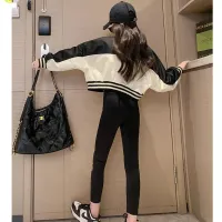 Girls Letter Zipper Windbreaker Jacket thumbnail 5