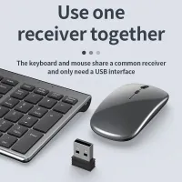 Jomaa Slim Rechargeable Keyboard Mouse Combo thumbnail 5