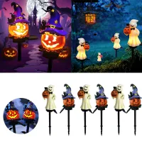 Solar Pumpkin Pathway Lights thumbnail 1