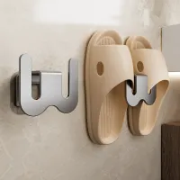 Wall-Mounted Bathroom Slipper Rack thumbnail 1