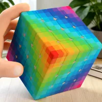 Mosaic 4x4 Colorful Speed Cube Set thumbnail 1