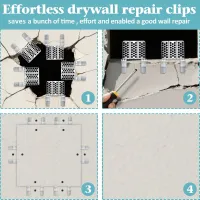 Drywall Repair Clips Kit for 1/2" Sheetrock thumbnail 5