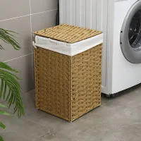 Nordic Rattan Foldable Laundry Basket thumbnail 2