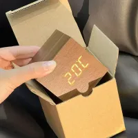 Wooden LED Digital Alarm Clock thumbnail 6