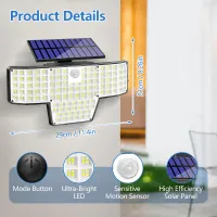Solar Security Lights 448 LED thumbnail 3