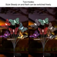 Solar Butterfly Stake Lights thumbnail 3