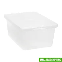 17 Qt Clear Storage Bin with Lid thumbnail 3