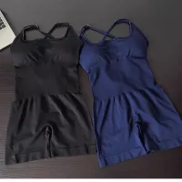 Women's Yoga Jumpsuit Tummy Control Set thumbnail 3