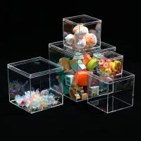 3pc Clear Acrylic Storage Boxes thumbnail 3