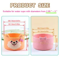 Cartoon Animal Cup Bottom Cover thumbnail 6
