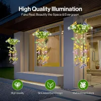 Solar Butterfly Vine LED Lights thumbnail 5