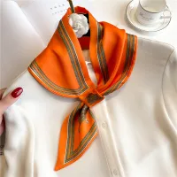 Korean Silk Scarf & Wrist Towel Set thumbnail 5