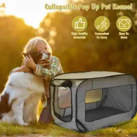 Foldable Pop-Open Pet Travel Crate thumbnail 2
