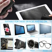 2-in-1 Screen Cleaner & Cloth Set thumbnail 2