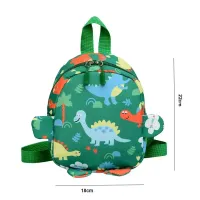 Cartoon Dinosaur Kids Backpack thumbnail 3