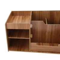 Wooden Multi-Layer Desk Organizer thumbnail 2