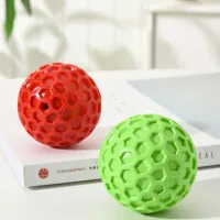 Tough Rubber Squeaky Dog Chew Ball thumbnail 4