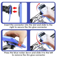 Motorcycle Phone Mount Anti-Shake Holder thumbnail 2