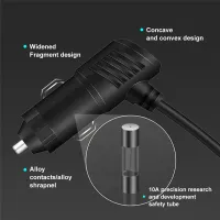 3-in-1 USB-C Car Charger 120W thumbnail 5