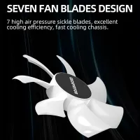 120mm RGB Mirror PC Fan 12V thumbnail 5