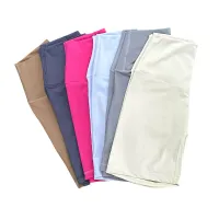 High Waist Yoga Biker Shorts thumbnail 4