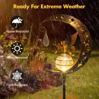Moon Fairy Solar Garden Lights thumbnail 5