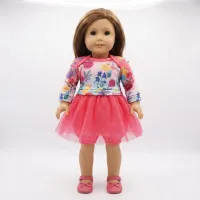 Spring Flower Dress for 18" Reborn Doll thumbnail 6