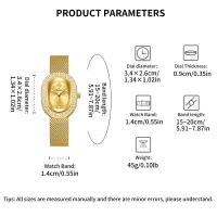Minimalist Oval Dial Ladies' Watch thumbnail 2