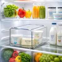 Large Clear Fridge Organizer Bin thumbnail 6