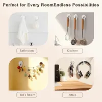 Heavy Duty Removable Wall Hooks thumbnail 4