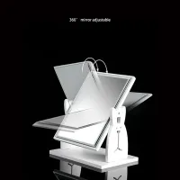 Rabbit Rotating Makeup Mirror with Drawer thumbnail 5