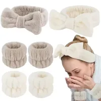 3Pcs Spa Headband & Wristband Set thumbnail 1
