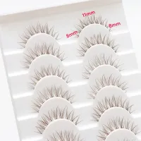 Brown 3D Anime Faux Mink Lashes (10 Pairs) thumbnail 2