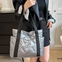 Quilted Space Cotton Crossbody Bag thumbnail 3
