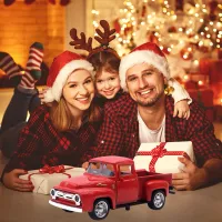 Red Alloy Toy Truck for Kids 2-8 thumbnail 6