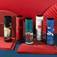Retro Smart Temperature Display Water Bottle thumbnail 1