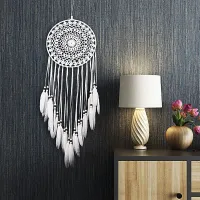 Macrame Leaf Dream Catcher Wall Hanging thumbnail 2