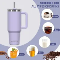 Large Capacity Thermal Tumbler with Handle thumbnail 5