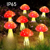 Solar Mushroom LED String Lights thumbnail 2