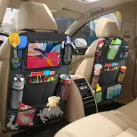 Car Seat Storage Organizer with Tablet Holder thumbnail 2