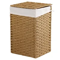 Nordic Rattan Foldable Laundry Basket thumbnail 6