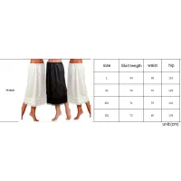 Satin Half Slip with Lace Trim thumbnail 6