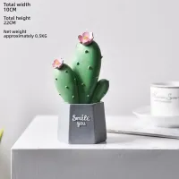 Pink Resin Cactus Mini Succulent Desk Decor thumbnail 6