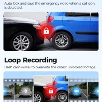 AZDOME M300S 4K Dual Dash Camera thumbnail 5
