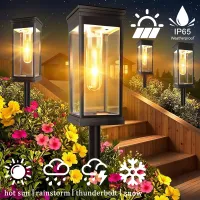 Solar Pathway Lights Outdoor thumbnail 1