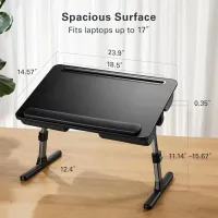 Adjustable Foldable Laptop Bed Desk thumbnail 3