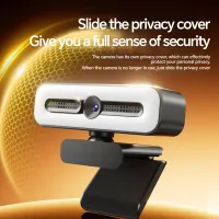 HD 4K Webcam with Mic & Light thumbnail 2