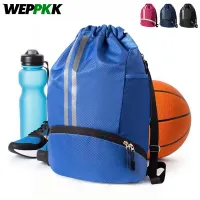 Sports Drawstring Backpack with Shoe Compartment thumbnail 1
